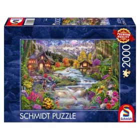    Flussidyll in den Bergen, 2000 db (58868) Kirakó - Schmidt Spiele