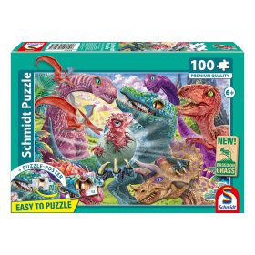   Schmidt Spiele Kleine Dinos, große Abenteuer 100 db (56527) Gyerek kirakó  