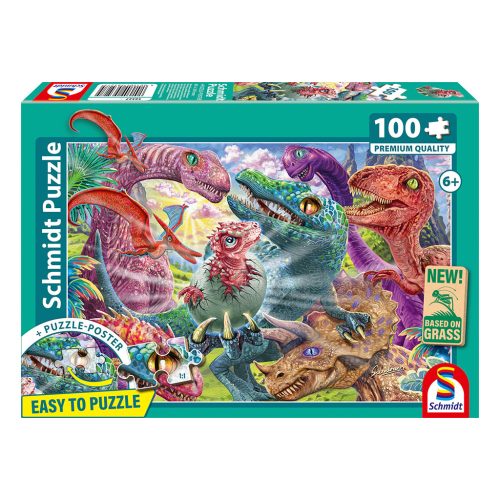Kleine Dinos, große Abenteuer 100 db (56527) Gyerek kirakó 