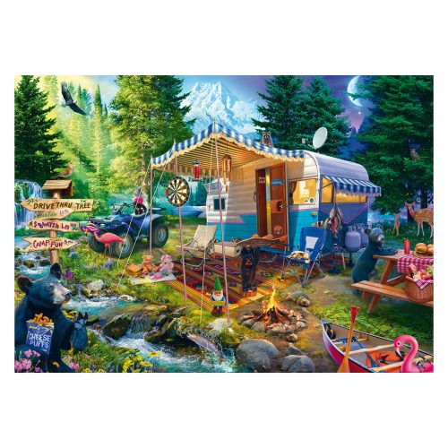 Schmidt Spiele Mit dem Caravan in den Bergen (58575) Kirakó JEFF HAYNIE 1000 db 