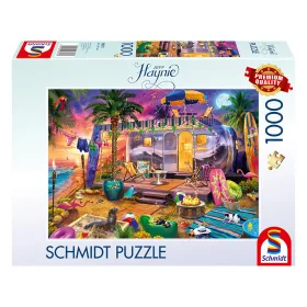    Mit dem Wohnwagen am Meer (58573) Kirakó JEFF HAYNIE 1000 db - Schmidt Spiele