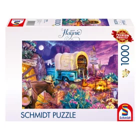    Romantisches Wildwest-Camping (58576) Kirakó JEFF HAYNIE 1000 db - Schmidt Spiele