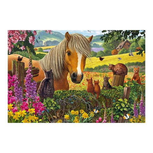 Schmidt Spiele Süßer Besuch auf der Pferdekoppel 150 db (56526) Gyerek kirakó  