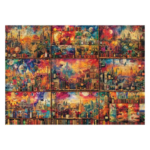 Schmidt Spiele Genussvolle Auszeit, Auf Reisen mit Büchern und Wein, 2000 db (59745) Kirakó