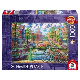  Amsterdam canal (58877) Kirakó 1000 db - Schmidt Spiele