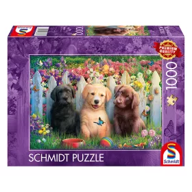  Cute puppies scene (58883) Kirakó 1000 db - Schmidt Spiele