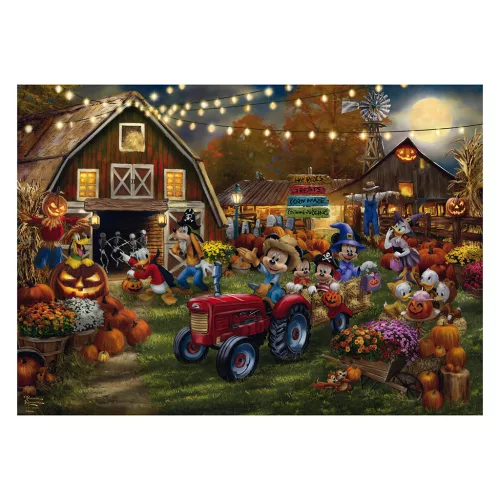  Disney, Mickey & Minnie Pumpkin Festival (58048) Kirakó 1000 db Thomas Kinkade - Schmidt Spiele