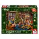 Schmidt Spiele Disney, Mickey & Minnie Trimming The Tree  (58047) Kirakó 1000 db Thomas Kinkade