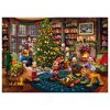 Schmidt Spiele Disney, Mickey & Minnie Trimming The Tree  (58047) Kirakó 1000 db Thomas Kinkade