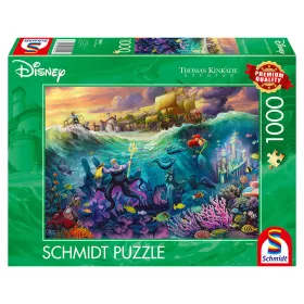    Disney, The Little Mermaid, Ursula (58041) Kirakó 1000 db Thomas Kinkade - Schmidt Spiele