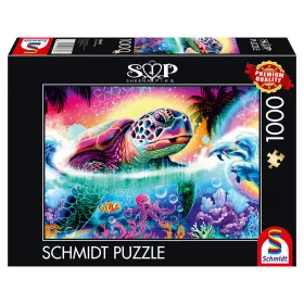   Neon Turtle (58634) Kirakó SHEENA PIKE Kirakó 1000 db - Schmidt Spiele