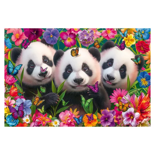  Panda Trio (56578) Gyerek kirakó 200 db - Schmidt Spiele