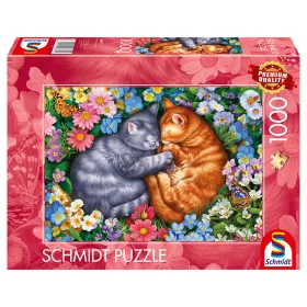    Sleeping velvet paws (58875) Kirakó 1000 db - Schmidt Spiele
