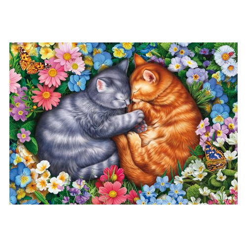 Schmidt Spiele Sleeping velvet paws (58875) Kirakó 1000 db