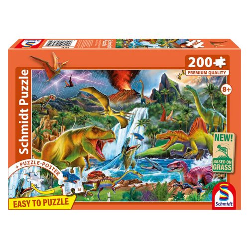 Schmidt Spiele Spellbinding prehistoric giants (56535) Gyerek kirakó 200 db