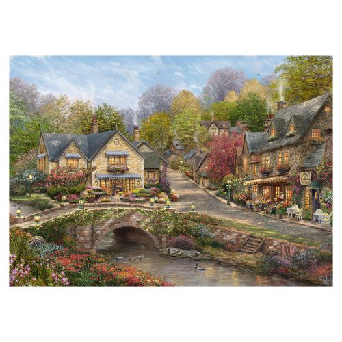 Schmidt Spiele Summer in Cobblestone Village (58629) Kirakó 2000 db Thomas Kinkade