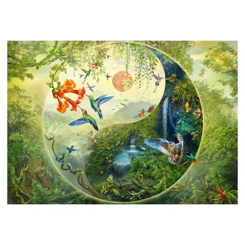 Schmidt Spiele Yin & Yang, In the forest of hummingbirds (58595) Kirakó SILVIA CHRISTOPH 1000 db