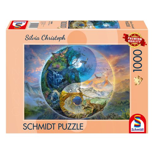 Schmidt Spiele Yin & Yang, Mountain world (58596) Kirakó SILVIA CHRISTOPH 1000 db