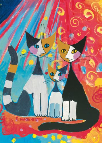 Schmidt Spiele Happy cat family (58659) Kirakó ROSINA WACHTMEISTER 1000 db