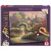 Rosebud Cottage (46165) festhető vászonkép Thomas Kinkade - Schmidt Spiele 
