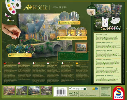 Lamplight Manor (46167) festhető vászonkép Thomas Kinkade - Schmidt Spiele 