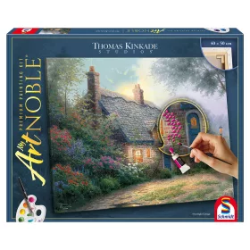   Moonlight Cottage (46168) festhető vászonkép Thomas Kinkade - Schmidt Spiele 