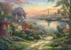 Schmidt Spiele New England Harbour (58785) Kirakó 1000 db Thomas Kinkade