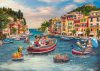 Schmidt Spiele Disney, Mickey & Minnie in Italy (58053) Kirakó 1000 db Thomas Kinkade