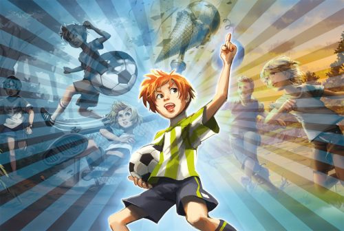 Schmidt Spiele Die Fussballbande, Kampfgeist, 100 db (56595) Gyerek kirakó 