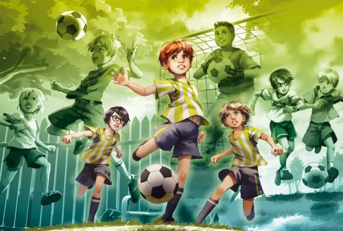 Schmidt Spiele Die Fussballbande, Am Ball bleiben, 150 db (56596) Gyerek kirakó 