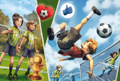 Schmidt Spiele Die Fussballbande, Leons Fallrückzieher, 200 db (56598) Gyerek kirakó 