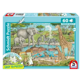    African wildlife 60 db (55753) Gyerek kirakó - Schmidt Spiele