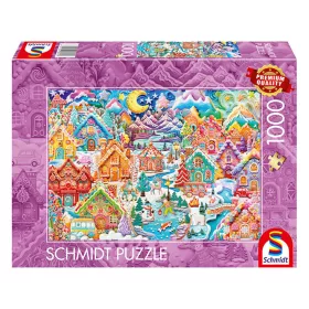    Colourful Christmas cookietown (58064) Kirakó 1000 db - Schmidt Spiele