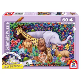    Colourful wildlife 60 db (55749) Gyerek kirakó - Schmidt Spiele