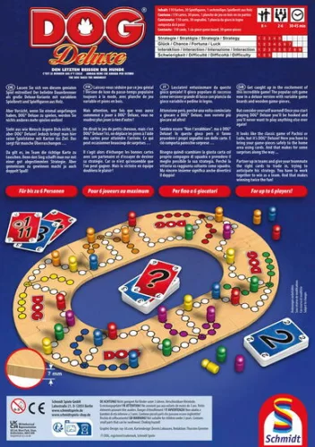  DOG Deluxe fémdobozban (49475) társasjáték  - Schmidt Spiele