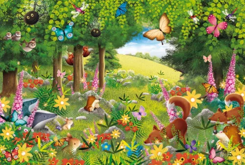  Foxes and friends, 60 db (55779) Gyerek kirakó - Schmidt Spiele