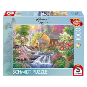    Gentle babbling brook (58810) Kirakó 1000 db Abraham Hunter - Schmidt Spiele