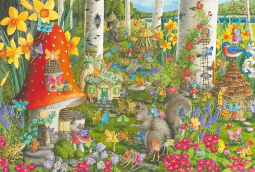  Little world of fairies, 60 db (55777) Gyerek kirakó - Schmidt Spiele