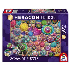    Mandala stones, 592 db (59719) Hexa kirakó - Schmidt Spiele