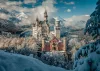  Neuschwanstein Castle in winter (58068) Kirakó 1000 db - Schmidt Spiele