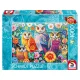  Owls and flowers (58058) Kirakó 1000 db - Schmidt Spiele