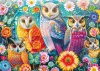  Owls and flowers (58058) Kirakó 1000 db - Schmidt Spiele
