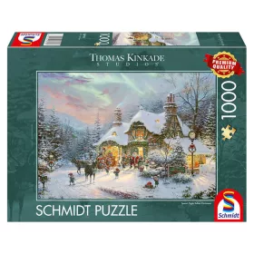    Santas Night Before Christmas (58793) Kirakó 1000 db Thomas Kinkade - Schmidt Spiele