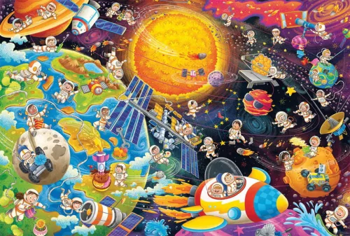  Space antics, 150 db (55782) Gyerek kirakó - Schmidt Spiele