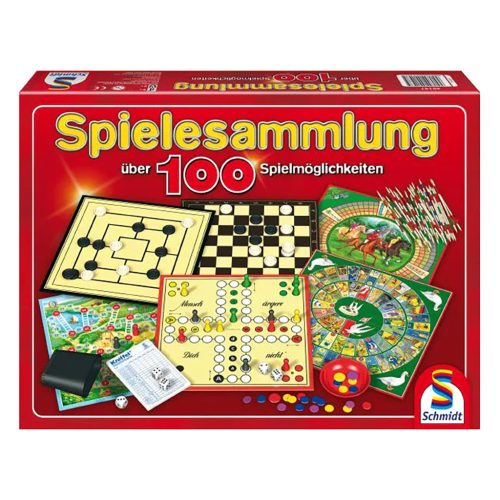  Schmidt Spiele Játékgyűjtemény /100 játék  társasjáték (49147) 