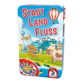    Város, Ország, Folyó társasjáték fémdobozban (51212)  - Schmidt Spiele