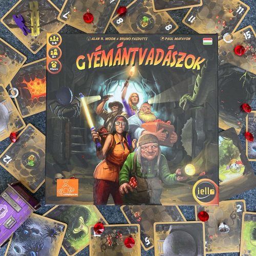 Gamer Café Gyémántvadászok társasjáték 