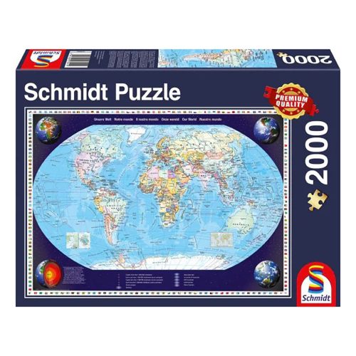  Schmidt Spiele Our World, 2000 db (57041) Kirakó