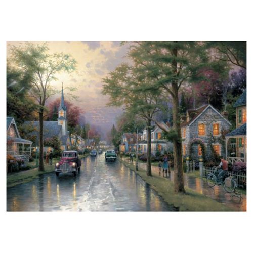 Schmidt Spiele Hometown Morning, Thomas Kinkade, 1000 db (58441) Kirakó