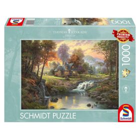   Schmidt Spiele Mountain Retreat, Thomas Kinkade, 1000 db (58445) Kirakó